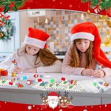 CZWZ 20Pcs Mini Multicolor Pens In One 4-In-1 Cute Pens Bulk For Kids, Fun Kawaii Ballpoint Pens For Birthdays And Children's Party Favors Gifts Teacher School Supplies - 30套-聖誕快樂 - 查看 6