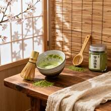 二合一日式抹茶搅拌器，抹茶搅拌工具，抹茶制作配件，竹制搅拌器支架（80件套支架）