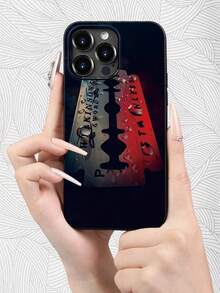 Blade Runner | Estilo Industrial Británico - Duradero y de Larga Duración | A prueba de golpes y resistente a caídas | Acabado mate para un rendimiento antideslizante | Diseño lujoso y elegante con impresión UV. Compatible con iPhone 16e/16/15/14/13/12/11/ Pro, Pro Max Plus - Funda blanda de TPU negra con protección contra impactos - Negro - Ver 5
