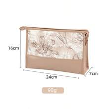 Bolsa organizadora impermeable de PU para brochas de maquillaje de viaje, estuche de cosméticos