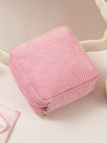 1pc Cartoon Sanitary Pad Storage Bag, Tissue Paper Holder, Lipstick Makeup Pouch, Toilet Paper Organizer, Multi-Functional Feminine Hygiene Product Storage Bag, Large Capacity Minimalist Portable Bag, Sanitary Pad Storage Box, For Women Period Supplies, Used To Store Sanitary Pads, Tampons And Panty Liners - Multicolor - View 12