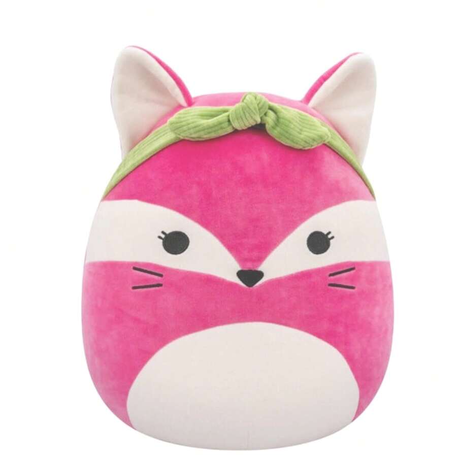 Squishmallows 5英寸佩顿粉红狐狸,Kellytoy官方授权毛绒玩具,色彩缤纷,柔软舒适,是送给男孩女孩的理想礼物,可水洗,柔软有嚼劲,适合所有年龄段。 - Peyton - 查看 1