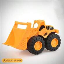 Large Realistic Excavator Toy For Kids - Realistic Excavator With Inertia And Sliding Motion, Perfect For Beach And Backyard Play | Construction Vehicle, Bulldozer, Loader, Back To School Gift - Multicolor - View 8