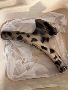 2 piezas/1 pieza Pinzas para el cabello de mujer de 10 cm con estampado de leopardo y carey de plástico, pinzas de pelo elegantes y minimalistas de unicolor, adecuadas para uso diario, casual, fiesta, commute, playa, moño, cola de caballo, lavado de cara, maquillaje, accesorio de moda para el cabello de mujer