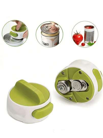 Stainless Steel Can Opener - Manual Operation, Perfect For Power Outages, Camping Equipment And Emergency Situations, Kitchen Supplies Bottle Openers, Bottle Cap Openers, Back To School Supplies, College Dormitory Essentials, And Can Openers