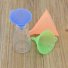 5pcs/Set Small Funnels, Multifunctional Kitchen Funnels, Colorful Plastic Oil Funnels For Milk, Wine, Oil, Juice, Honey, Sauce, Kitchen Funnel, Plastic Funnel, Kitchen Tools, Inexpensive Goods - Multicolor - View 5