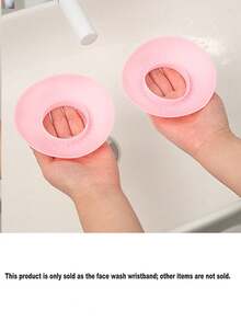 2 Pc Silicone Wristbands – Multi-Functional Shampoo And Face Wash Wristbands, Kitchen Protection Tools, Practical Kitchen Supplies, Non-Electric Splash-Proof Bathroom Products, Stain-Resistant Silicone Face Wash Wristbands, The Perfect Gift For Mom.