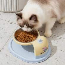 1PC Cat And Dog Bowl, Stainless Steel Bowl, With Hanging Neck Support, Tall Bowl, Non-Slip And Tipping-Proof Pet Bowl, Easy To Clean,Cat Stuff,Dog Stuff,Pet Supplies, Suitable For All Kinds Of Cats And Small Dogs. - Single Bowl - View 6