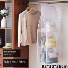 Expansor de armario instantáneo: Organizador colgante de 6/8 ranuras - ¡Sin herramientas, sin agujeros! Almacenamiento plegable para zapatos, juguetes y ropa. - Multicolor - Ver 4