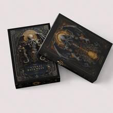 YFOPEN Cthulhu Themed Playing Cards, Incorporating Dominators, Tentacles, Ancient Ruins And Other Eerie Elements, Dark Vintage Art Style Creating Mysterious Atmosphere, Unique And Distinctive Card Faces, Suitable For Cthulhu Enthusiasts Collection, Themed Board Games, Dark Style Display - Multicolor - View 6