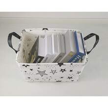 Rectang Storage Basket Shelf Basket  Storage Bin, S Toy Basket Organizer Box With Handles Boy And Girls Room Deco () - 萬聖節 - 查看 7