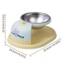 1PC Cat And Dog Bowl, Stainless Steel Bowl, With Hanging Neck Support, Tall Bowl, Non-Slip And Tipping-Proof Pet Bowl, Easy To Clean,Cat Stuff,Dog Stuff,Pet Supplies, Suitable For All Kinds Of Cats And Small Dogs. - Single Bowl - View 3