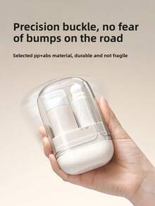 1 Set (Random Color) Travel Wash Cup Set, 3-In-1 Portable Rinse Cup, Toothbrush, Toothpaste Storage Box, Essential For Outdoor