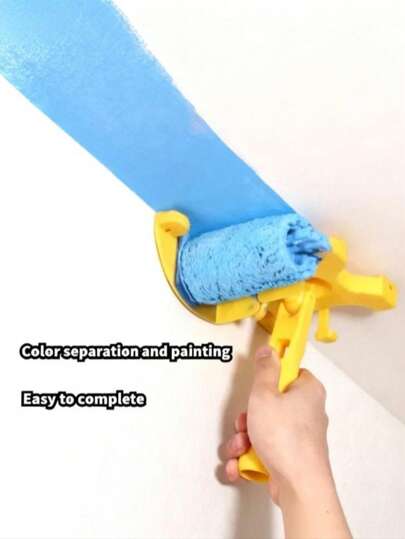 Multi-Function Paint Edge Roller Brush Tool Set - Adjustable Angle, Crisp Lines, Even Coverage. Includes Roller Brush And Bristle Brush Accessories. Ideal For Interior And Exterior Wall Painting, DIY Wall Art Decoration, Ceiling Painting, Architectural Detailing, And Industrial Cleaning. Effortlessly Finishes Latex Paint Edges And Hard-To-Reach Corners. An Excellent Gift For Gentlemen To Enhance Room Decoration And Wall Finishes!