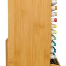 Alcohol Marker Organizer Storage For 168 Alcohol Markers With Marker Storage Drawer And Coloring Book Holder Slot - Bamboo Wooden Marker Storage Organizer - 杏色 - 查看 8