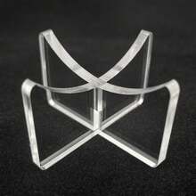 4 Pcs Acrylic Ball Display Stand Heavy Duty Clear Mount Holder For Basketball Soccer Volleyball Golf Ball