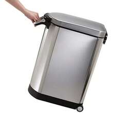 simplehuman, contenedor de comida para mascotas extragrande, acero inoxidable cepillado(30 litros) - Multicolor - Ver 8