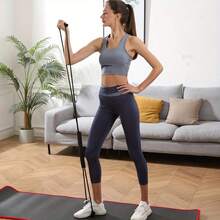 This Is A Rubber Resistance Band For Figure-Eight Boxing Training. Suitable For Outdoor Fitness For Men And Women, As Well As Karate, Boxing, Taekwondo, Indoor Fitness, Leg And Arm Training, Yoga, And Pilates. It's A Boxing Training Rope With Different Resistance Levels, A Tension Rope For Sanda (Chinese Kickboxing) Training, Suitable For Home Training - Multicolor - View 10