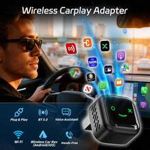 Wireless CarPlay Adapter For IPhone And Android Phones, USB-C Mini Dual Screen Adapter, Stable And Fast Connection, Plug And Play Design - M5 - View 9