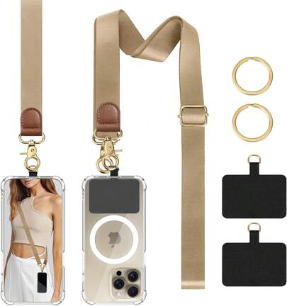 EstiloTiMOVO - Correa De MuñEca Para TeléFono Con Correa Cruzada, CordóN Para TeléFono CelularVersióN Mejorada