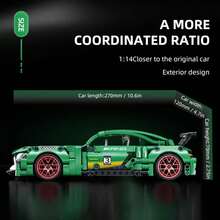456pcs Technic Super Racing Car Model Building Blocks, DIY Rally Vehicle Construction, Cool Sports Car, Immersive Assembly Experience, Fulfilling Achievement, Home Decor, Great Gift - Multicolor - View 6