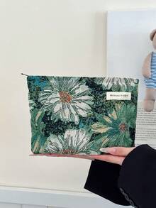 MEYOU FAIRY Túi đựng đồ trang điểm, Túi cầm tay di động, Túi đựng đồ, Túi đựng đồ vệ sinh cá nhân, Túi đựng đồ trang điểm dung tích lớn, Túi đựng mỹ phẩm, Túi đựng khăn giấy, Túi du lịch thiết yếu, Túi đựng đồ, Túi đựng băng vệ sinh cho phụ nữ và trẻ em gái, Hộp đựng bút chì cho học sinh, Túi bên trong, Túi đựng đồ cầm tay có dây kéo, Có khóa kéo - Nhiều màu - Xem 14