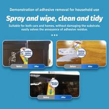 汽车清洁喷雾剂，可去除表面粘合剂和标签，用于去除贴纸和标签。 - 彩色 - 查看 4