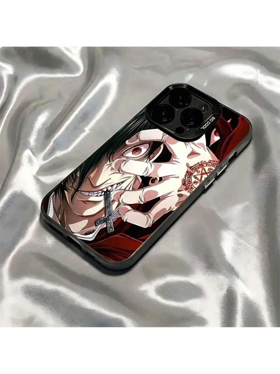 Fast EU Shipping (DE & ES)  Japan Cool Anime Black God Zun Phone Case 17, 16e, 16, 15, 14, 13, 12, 11, Mini, Pro Max Air X XR XSMAX 8, 7 Plus Shockproof Matte Back Cover, Anime Peripheral Products, Mobile Accessories, Healing Theme, Pop Culture, Injection Molded Case, Durable Phone Case, Phone Protective Case, Collectors, Pop Art Enthusiast - Màu đen mờ - Xem 1