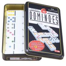 28-Piece Domino Set, Six Colors With Classic Numbers For Tabletop Game - Multicolor - View 13