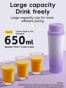 1 Portable Juicer With High Aesthetics And Strong Rotation Speed, Small Juice Cup For Home Use, Electric Juice Cup - Multicolor - View 8