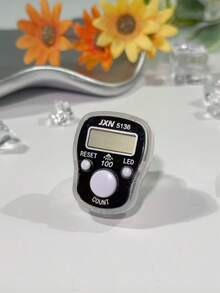 1pc Transparent Electronic Counter, Middle Eastern Arabic Digital Convenient Ring Counter, Stress Relief Hand Press Counter, Compact & Portable, Suitable For Prayer Counting, Knitting Counting, Business Use, Golf, Etc. - Multicolor - View 23