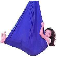 Columpio sensorial para Yoga, Hamaca Interior, Columpio de Terapia elástica para hamacas Ideales para acurrucarse para Autismo, Columpio de Terapia de Asiento ()(1) - Multicolor - Ver 8