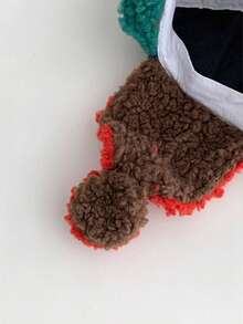 Czapka traperska z polaru Sherpa z blokami kolorów, wygodna, puszysta, szczotkowana czapka typu bomber z polaru ze składanymi nausznikami, unisexowa, ciepła, pogrubiona, pluszowa czapka pilotka do jazdy na nartach, na rowerze, na co dzień zimą