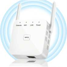 ¡RecomendadoRepetidor de Señal Wifi,Amplificador de Señal WiFi 360 ° Cobertura Completa,300Mbps Inalámbrico Wifi Extender Adaptador,Puertos Ethernet de Antena Integrados, Soporte para el Modo AP/ Repetidor(Blanco)¡Top de Temporada - Ver 2