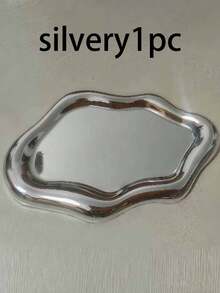 现代首饰托盘 - 优雅的项链、手链和耳环展示架 - 耐用的ABS树脂梳妆托盘 - 男女皆宜的完美礼物，适合圣诞节、生日、婚礼、情人节 - 可用作梳妆台、办公桌和派对装饰 - 首饰收纳托盘、首饰盒、储物盒、浴室首饰盒 - 彩色 - 查看 13