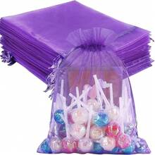 30 chiếc túi satin trắng lớn, túi satin trong suốt trơn 6,7 * 9 inch, túi quà tặng, túi đựng trang sức, tiệc tùng, đám cưới, túi trưng bày mẫu, thích hợp cho đám cưới, tiệc tùng, bao bì sinh nhật - Nhiều màu - Xem 16