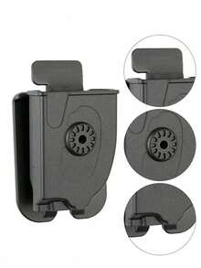 6合1猛禽应急剪刀工具，多功能钳子带切割器，折叠钳带切割和破窗器，战术型无敌剪刀 - 黑色 - 查看 9