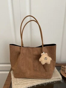 Modische Schultertasche mit großer Kapazität für Frauen, Design Shopper Tasche