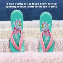 EstiloPERFORMORE - Pinzas Para Toalla De Playa, Paquete De 2, Clips PortáTiles Para Toallas, Clips Seguros Para Sillas De Playa, Terraza, Patio, Piscina, Barco, Crucero, Silla De Descanso (Turquesa)VersióN Mejorada - 1 - Ver 6