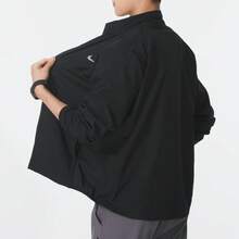 Nike Men's Sports Set AS M NK DF FORM JKT Quick-Dry Jacket + AS M NK DF FORM PANT ALT Quick-Dry Fitness Sports Pants - Black - View 4