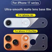 (3-In-1) Compatible With IPhone 17 Pro Max/17/AIR (Matte Back Film + Frame Film + Mirror Flat Film), Anti-Scratch And Anti-Fingerprint, Transparent Naked Phone Feel, Effectively Prevent Daily Scratches, Extend New Device Lifespan.