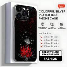 Funda de teléfono Tokyo G-Ghoul Red Spider Lily para 17,16,15,14,13,12,11,Pro,MAX,plus, cubierta mate negra a prueba de golpes - z7 - Ver 12