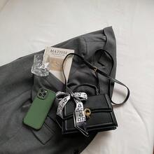 Fashionable Handbag, High-Quality One Shoulder Bag, 2025 New Korean Style Versatile Crossbody Bag - Black - View 7