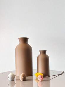 A Modern Minimalist Dry Vase Pampas Grass Vase, Home Decor Vase, Modern Farmhouse Decor, Table Centerpiece Gifts Birthday Graduation Back To School Room Decor School Supplies Flower Vase Glass Vase