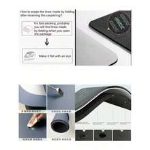 1 pezzo Tappetino da cucina con stampa marmorizzata, tappetino per asciugare i piatti, tappetino per bar del caffè, tappetino per piano di lavoro in cucina, tappetino per asciugare le stoviglie, adatto per cucina, sala da pranzo, tavolo da pranzo per patio, forniture per la cucina - Multicolore - Visualizzare 5