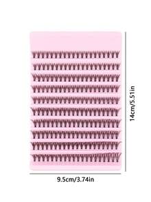 200 Clusters Of 30P, 8-14mm Mixture, Length C, Loose Stripes, Simple Makeup For Large Eyes, Eyelash Clusters, Personal Eyelashes - Black - View 2