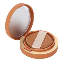 MX  Yinhing Contenedor de Fushion Foundation - Contenedores de Maquillaje de Tamaño de Viaje - Recipiente de Viaje de Cimientos Recargable con Espejo y Hojaldre - 611 - Ver 3