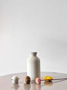 A Modern Minimalist Dry Vase Pampas Grass Vase, Home Decor Vase, Modern Farmhouse Decor, Table Centerpiece Gifts Birthday Graduation Back To School Room Decor School Supplies Flower Vase Glass Vase