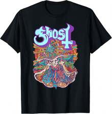 Camiseta de siete pulgadas de pánico satánico - Negro - Ver 7