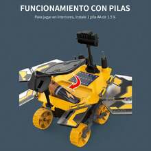 Juguete De Rover, Juguete Educativo Stem Con 2 Modos (/BateríA), Modelo De Coche Para Montar, Para 8 A 15 AñOs (Amarillo) - Amarillo - Ver 5